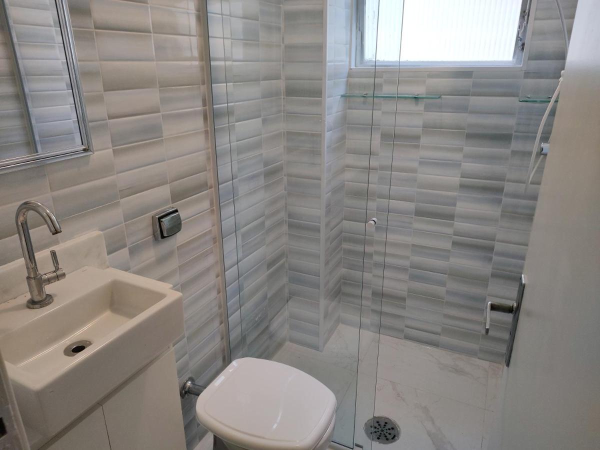 Apartamento Na Praia Do Gonzaga 산토스 외부 사진