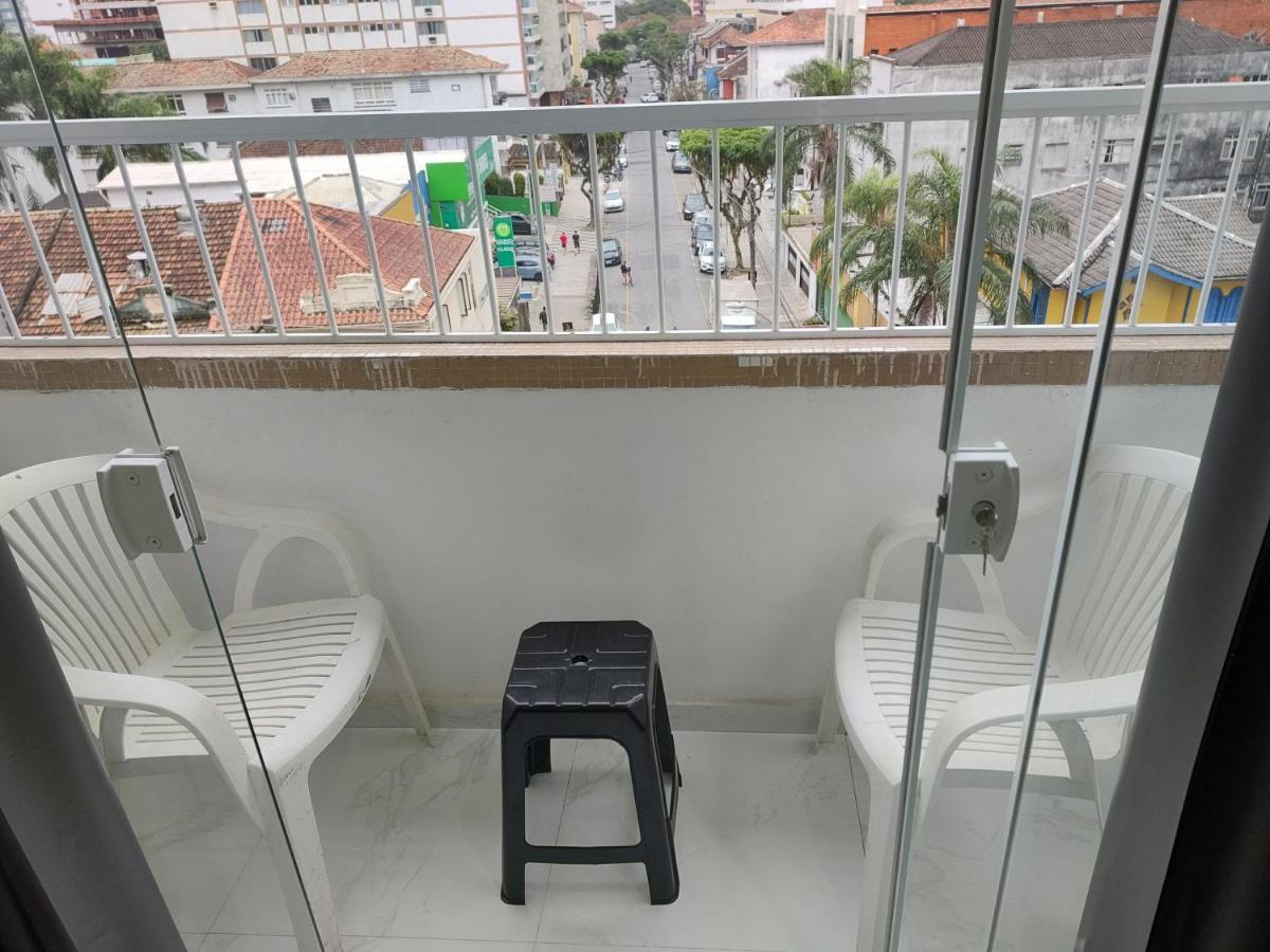 Apartamento Na Praia Do Gonzaga 산토스 외부 사진